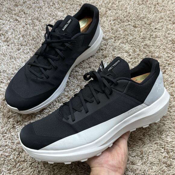 NWT Arc\'teryx Norvan LD 4 Men\'s Sneakers Size 13 Black/Arctic Silk White main image 7